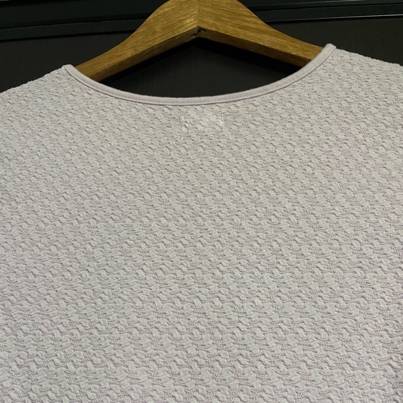 Aerie Lavender Long Sleeve Textured Top - Picture 8 of 8